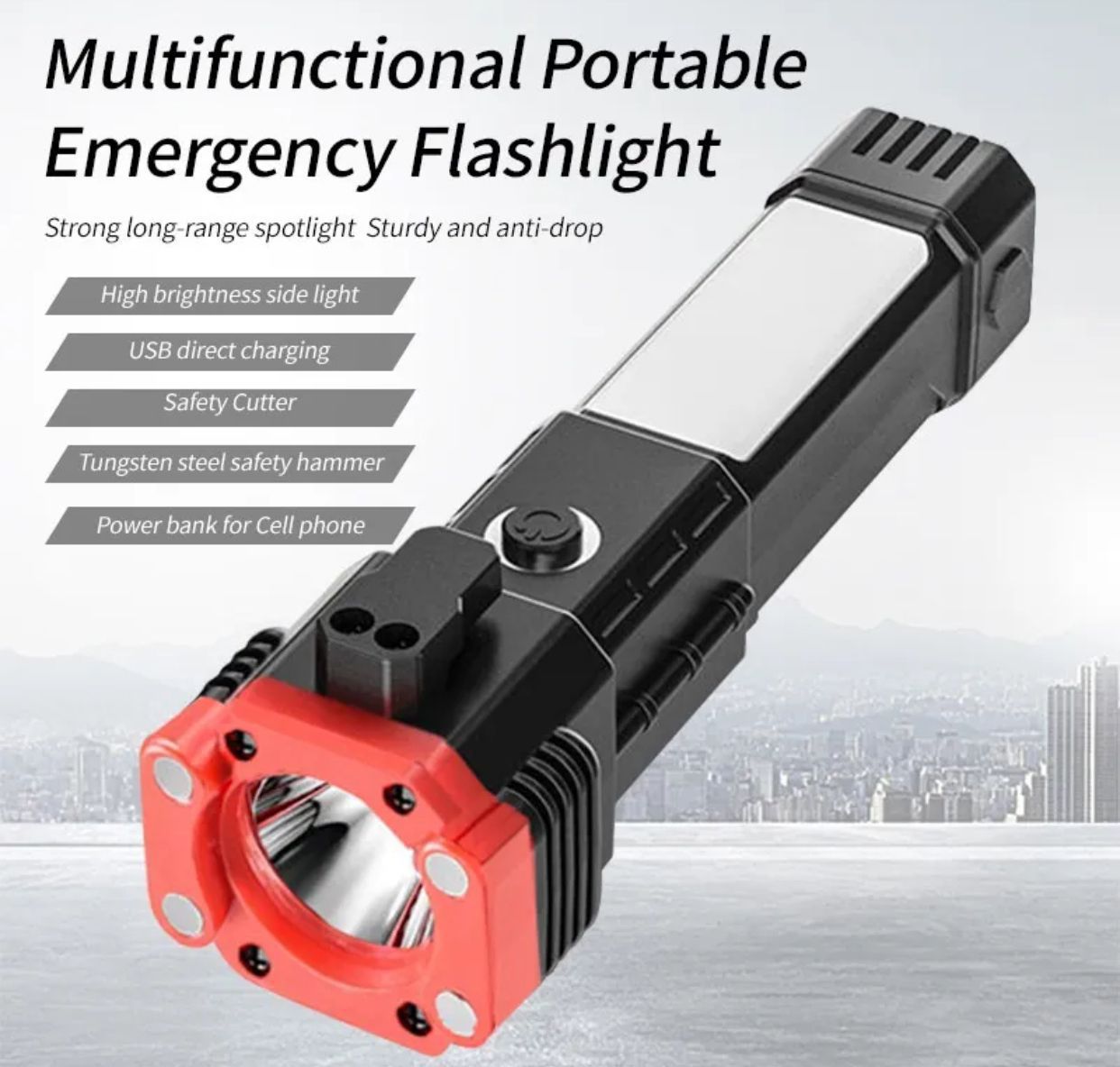 Multifunctional Tourchlight 8 in one