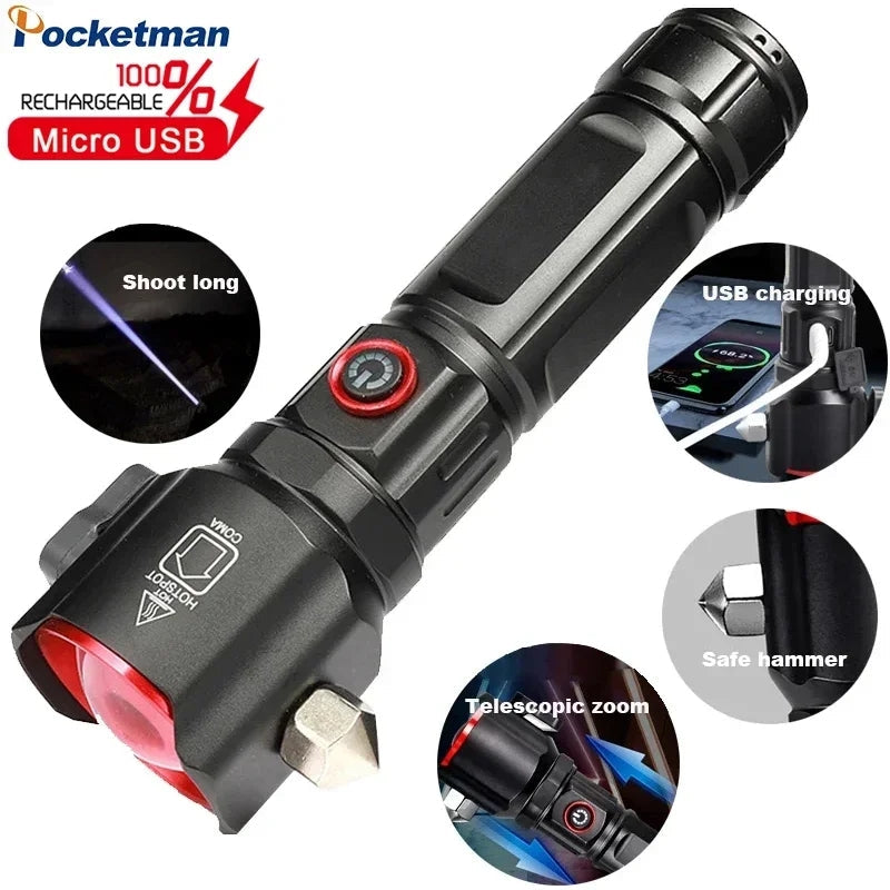 Multifunctional Tourchlight 8 in one